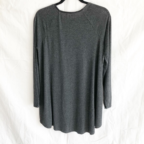 Zara dark grey long sleeve top - Picture 3 of 4